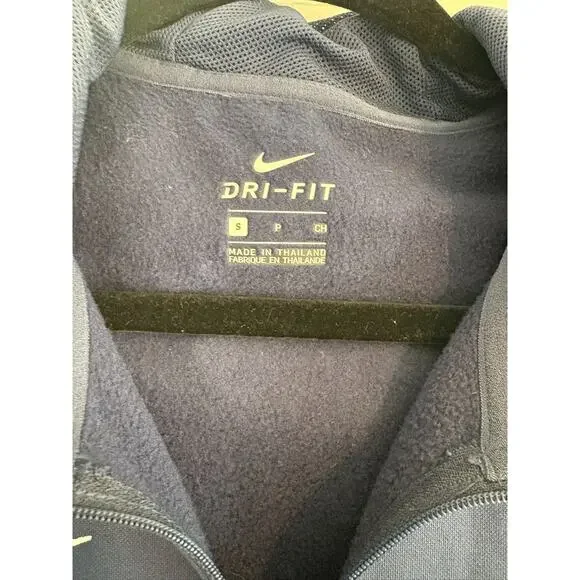 Nike jacket Therma Zip Training Hoodie Size S Dark Blue - Picture 3 of 6